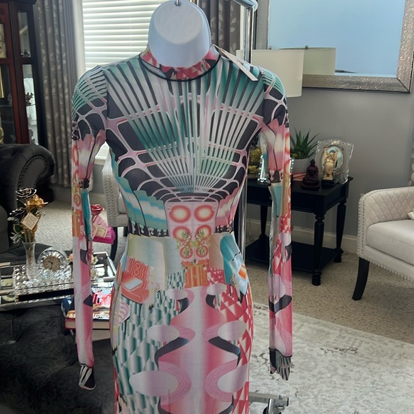 SKIMS Multicolor Abstract Maxi Dress - Picture 1 of 8